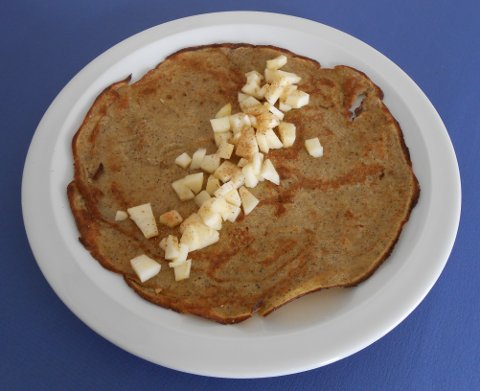 Boekweitpannenkoeken met appel
